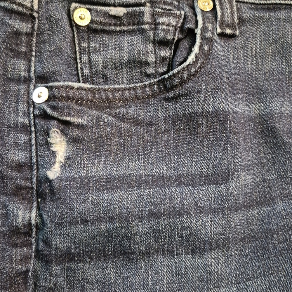Seven For All Mankind Womens Skinny Jeans Sz.29".(#1585) Med Wash. - Picture 4 of 15